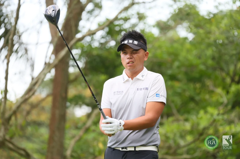 洪健堯以三回合總桿200桿-16暫並列第四。Tpga／林聖凱攝影