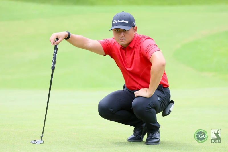 葉昱辰以三回合總桿199桿-17暫列第三。Tpga／林聖凱攝影