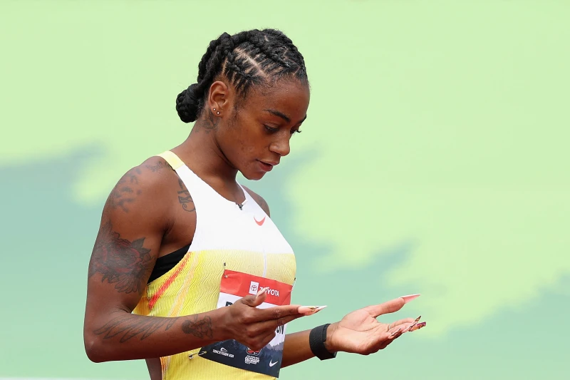 美國女子短跑名將理查森(Sha'Carri Richardson)無緣世錦賽。法新社