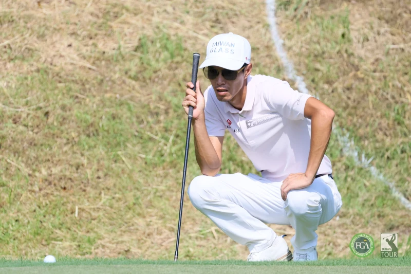張緯綸首回合以70桿-2暫並列第三。Tpgl／林聖凱攝影