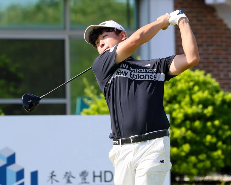 日本選手小木野太優首回合以70桿-2暫並列第三。Tpga／林聖凱攝影
