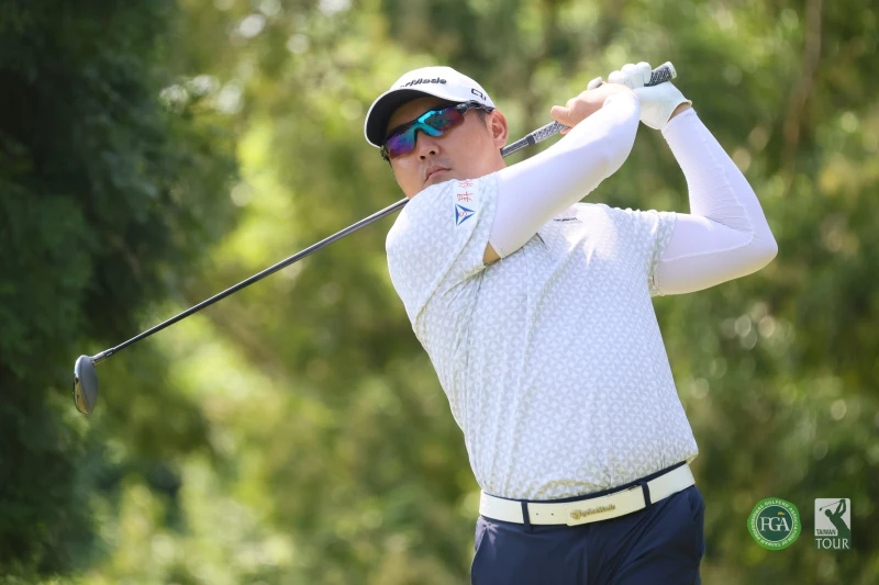 葉昱辰首回合以70桿-2暫並列第三。Tpga／林聖凱攝影