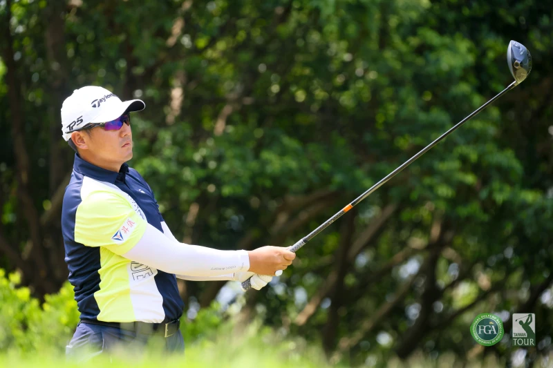 葉昱辰以兩回合總桿139桿-5暫並列第二。Tpga／林聖凱攝影