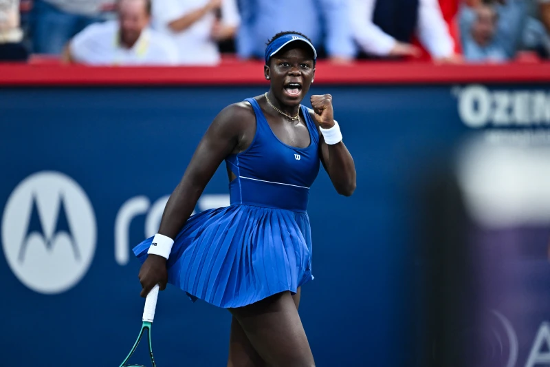 加拿大網球18歲小將姆博科（Victoria Mboko）打出大驚奇。法新社