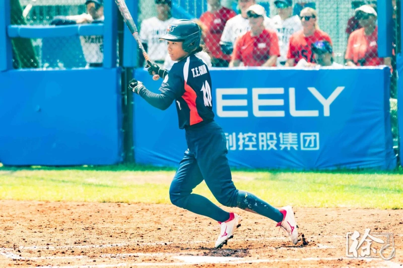 中華隊中外野手姜婷恩。 （圖：球狂運動網徐雍傑提供）