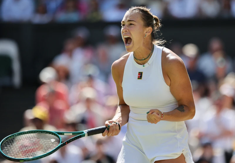 球后莎芭蓮卡(Aryna Sabalenka)因搭檔決定放棄今年美網混雙賽事。法新社