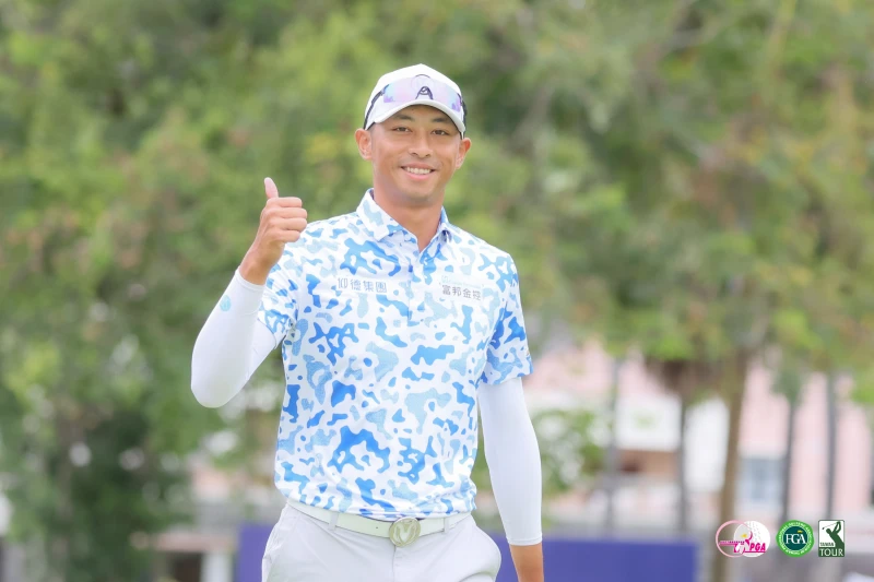 王偉軒以三回合總桿197桿-16獲得第二名。Tlpga／葉勇宏攝