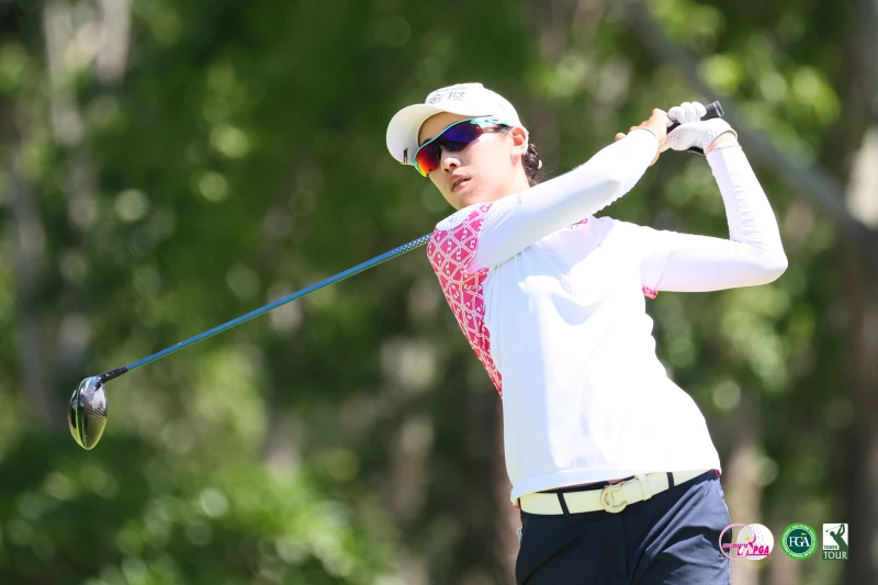 姚宣榆首回合64桿-7暫並列領先。Tlpga／葉勇宏攝