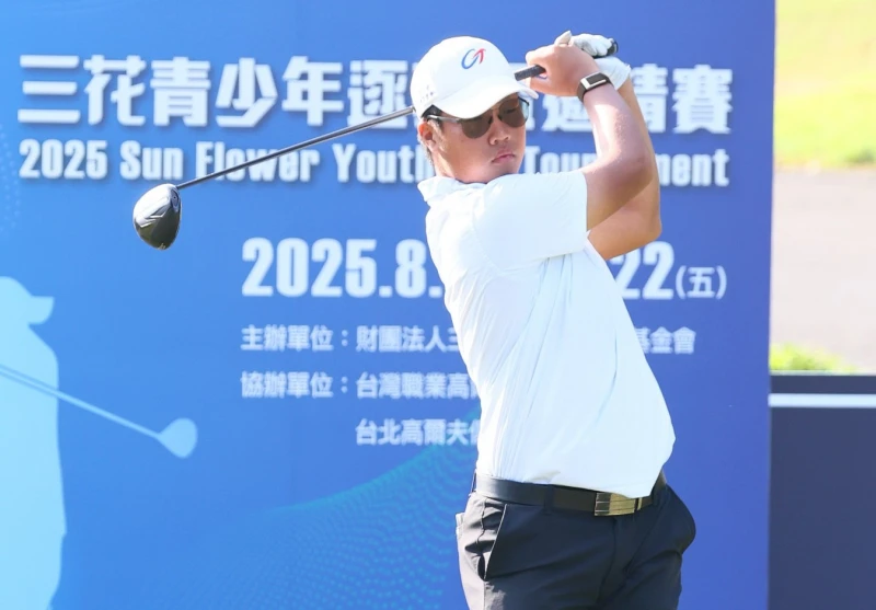 第一回合男子A組高隆睿73桿以1暫列第二。鍾豐榮攝影
