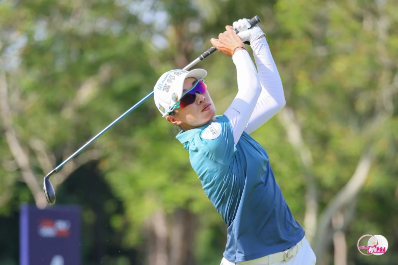 姚宣榆以兩回合總桿131桿-11暫並列第二。Tlpga／葉勇宏攝