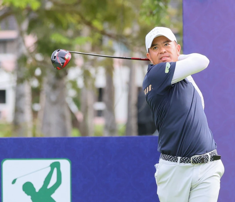 詹世昌以三回合總桿199桿-14獲得第6名是所有台灣選手中成績最佳。Tlpga／葉勇宏攝