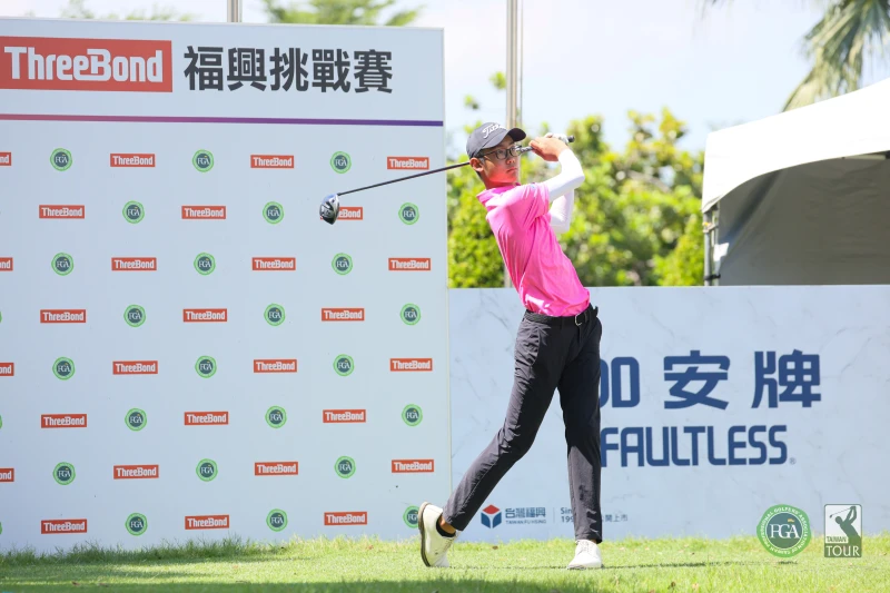 業餘選手郭時祈第一回合以71桿-1暫列業餘最佳。Tpga／林聖凱攝影
