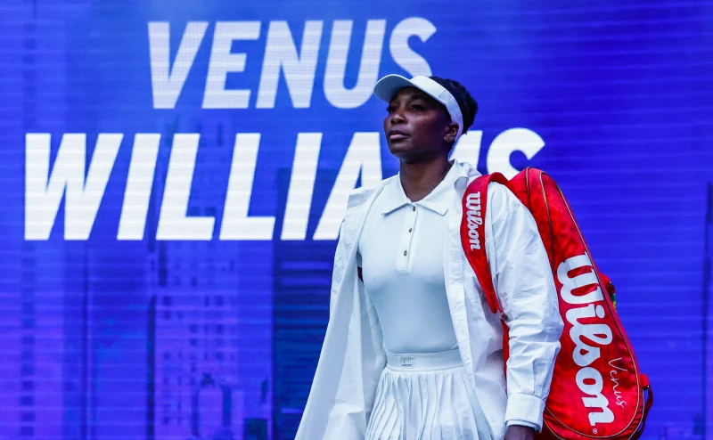 45歲網壇傳奇大威廉絲（Venus Williams）於美國公開賽首輪遺憾落敗。法新社