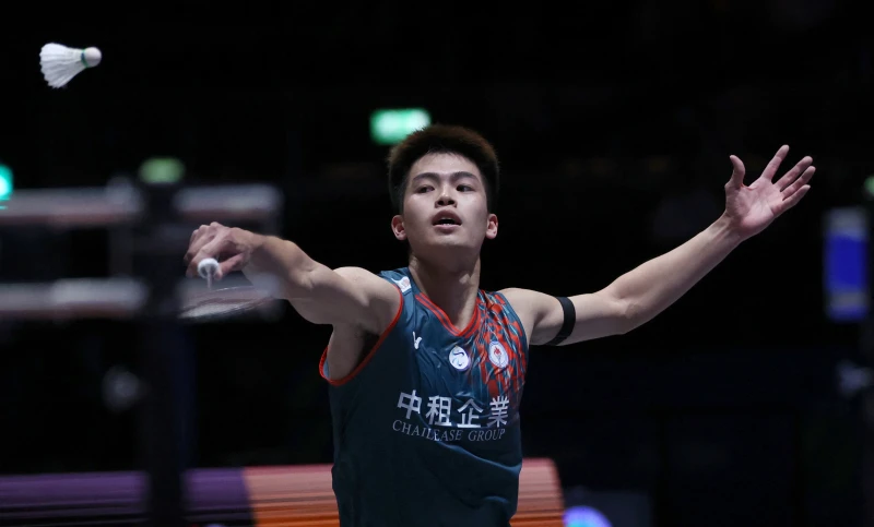 中租李佳豪世錦賽初體驗32強止步。法新社