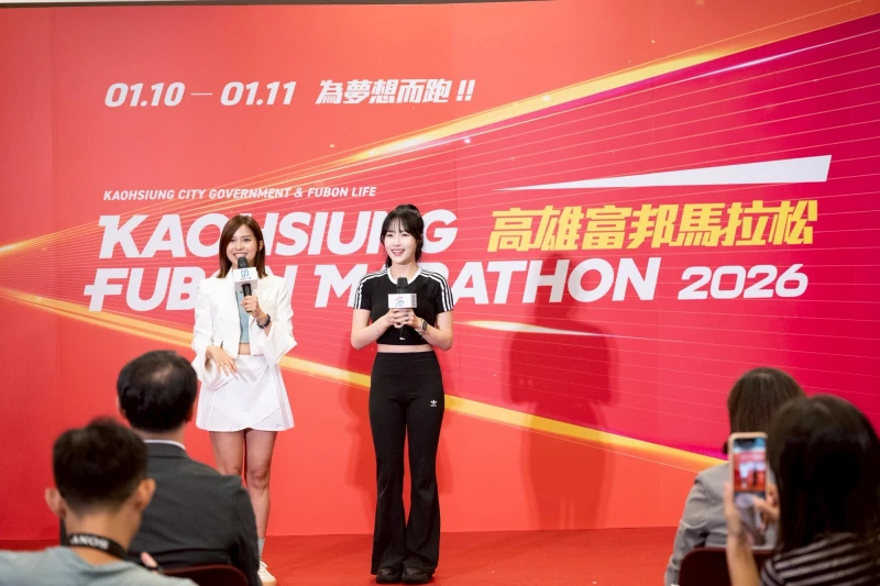 台鋼雄鷹Wing Stars啦啦隊女神Mingo朴旻曙今年將進一步挑戰人生首場半程馬拉松賽事。高雄市政府運動發展局提供