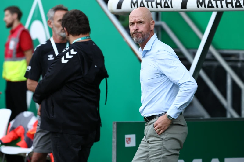 曼聯前主帥滕哈格（Erik ten Hag）在德甲兩輪就遭到解雇。法新社