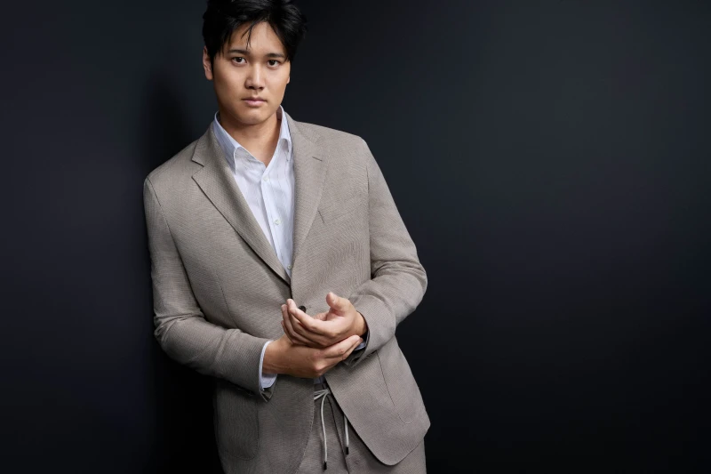 大谷翔平演繹Bos 2025秋冬頂級系列。官方提供