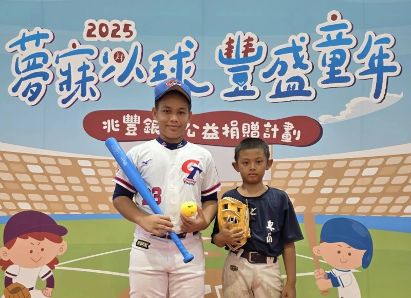 U12全明星外野手胡誠恩堂弟胡以諾目前在卑南國小打球。 （圖：迷你棒球協會提供）
