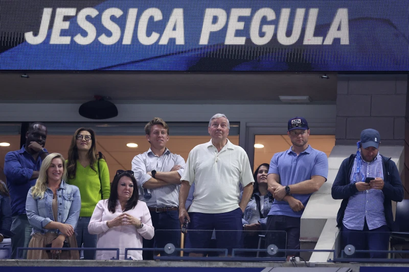佩古拉（Jessica Pegula）的億萬富豪父親已開出造價30億遊艇準備去幫女兒加油。法新社