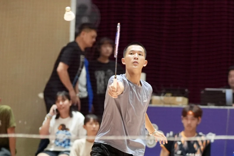 柯羽禾理平頭討回男單冠軍。大專體總提供