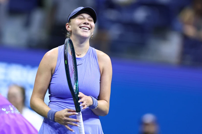 美國球員阿尼西莫娃(Amanda Anisimova)連續兩項大滿貫賽事挺進決賽。法新社