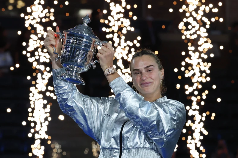 世界球后薩巴蓮卡（Aryna Sabalenka）馬於美網女單決賽以強勢表現衛冕成功。法新社