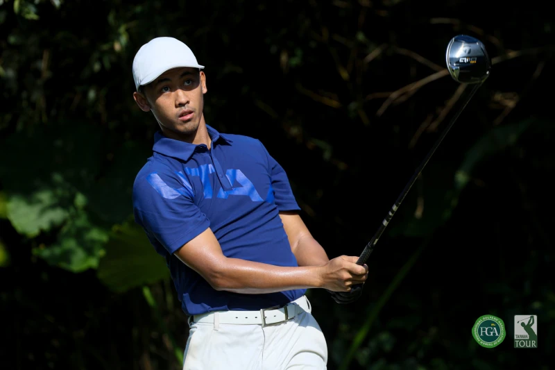 曾子豪以兩回合136桿-8暫並列第三。Tpga／林聖凱攝影