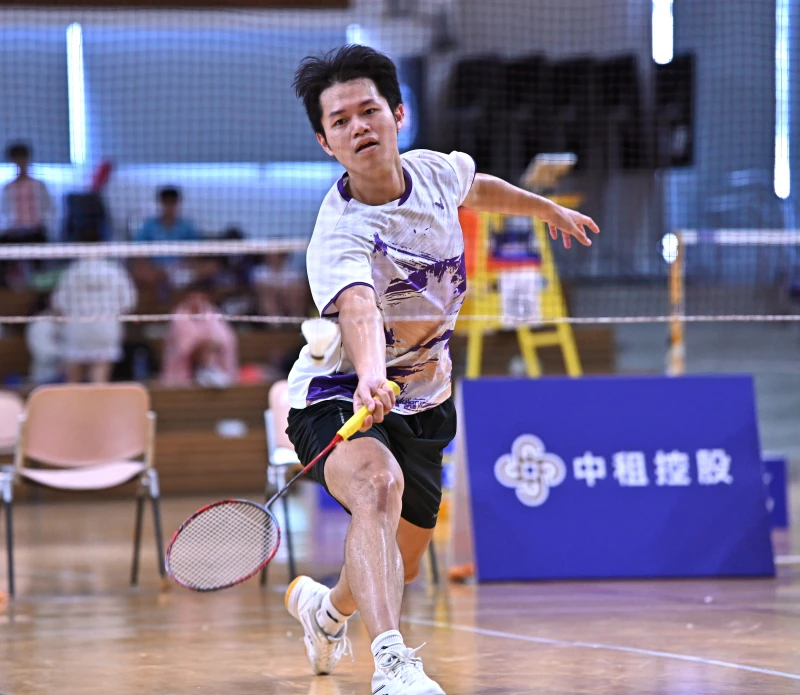 陳文宜男單稱王逆勢取得總積分第一。大專體總提供