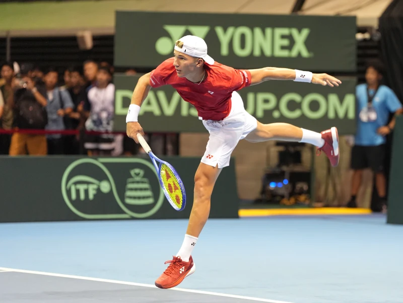 挪威19歲小將謝爾（Nicolai Budkov Kjaer）轟出17個ACE。海碩整合行銷提供