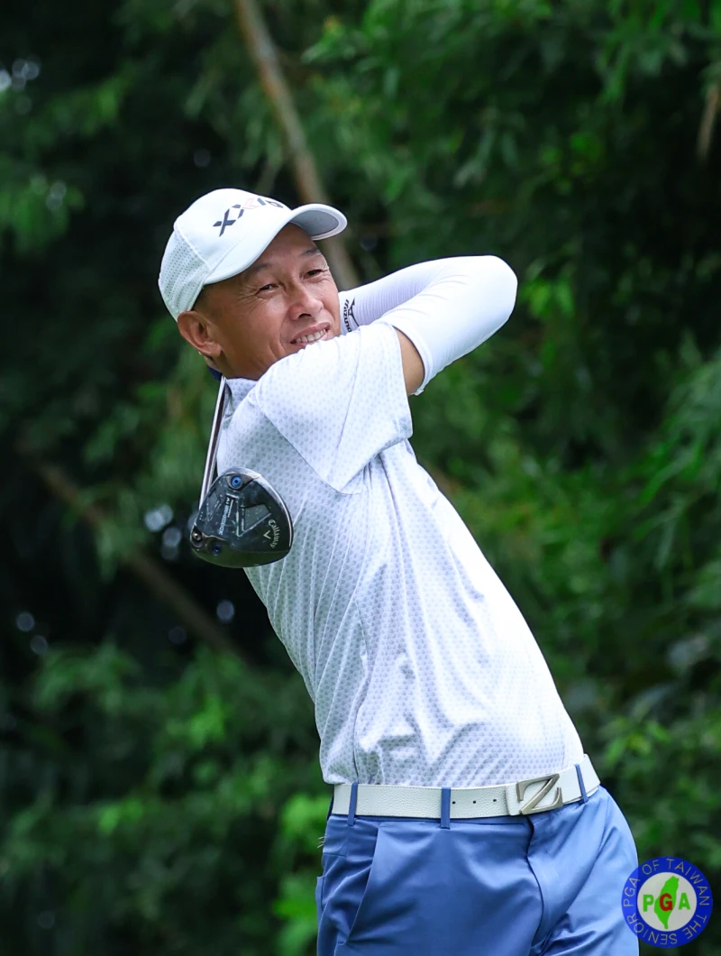 2025松柏嶺長春慈善賽第一回合 許孟男69桿-3暫並列第三。陳文欣攝影