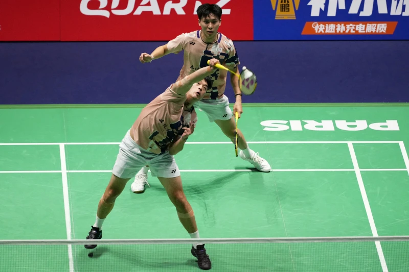 王齊麟/邱相榤中國大師賽無緣8強。法新社