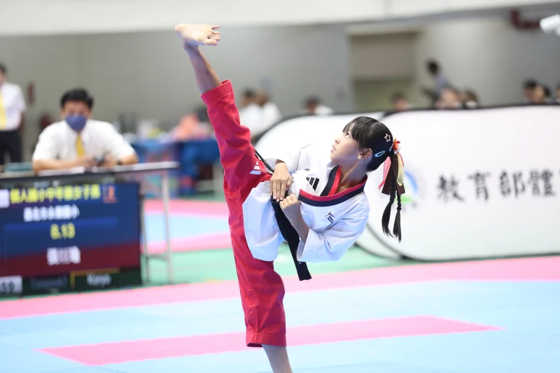 小三生張烜瑜竟在第一套動作打出8.13的超高分。大會提供