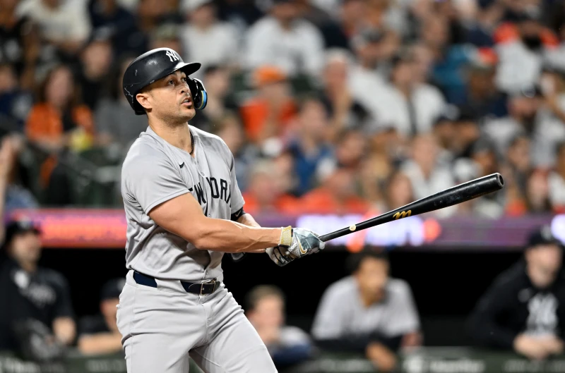 「怪力男」史坦頓(Giancarlo Stanton)夯出大聯盟生涯第450轟。法新社