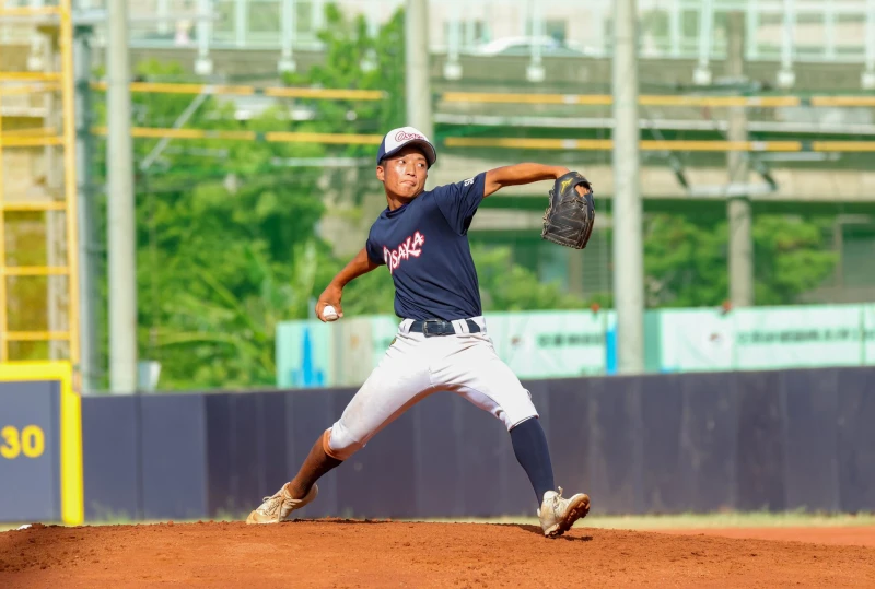 長田鐵平先發4局賞出完封。大會提供