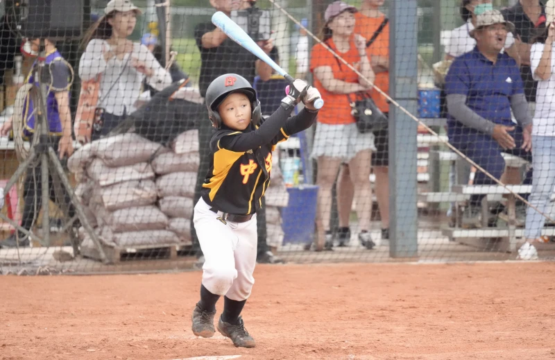 中平劉宇勳第3打席終於敲出安打。大會提供