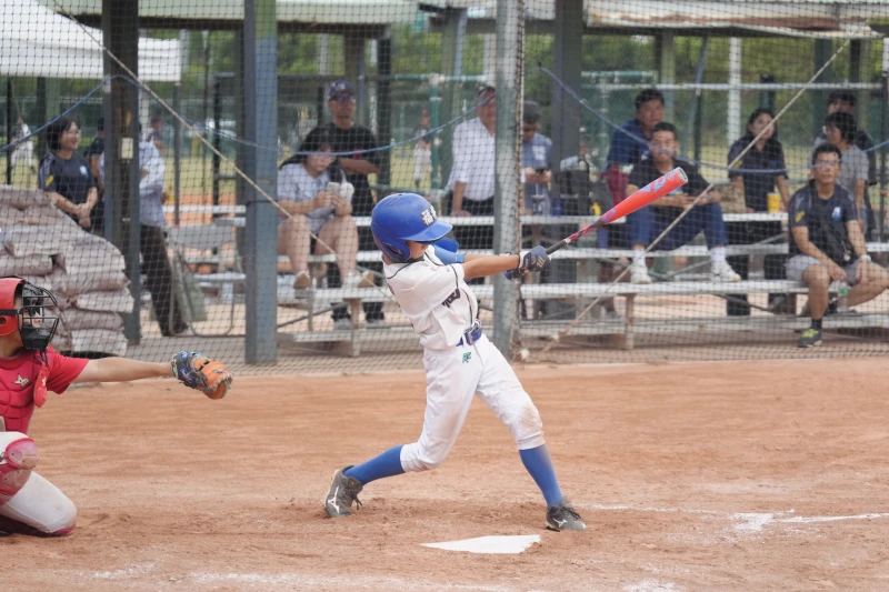 徐睿呈今天3次打擊全部上壘帶給對手很大壓力。大會提供