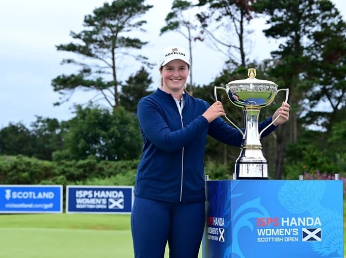 緯創女子公開賽曾登上世界業餘排名第一目前世界排名第11名的英格蘭新星 Lottie Woad。大會提供
