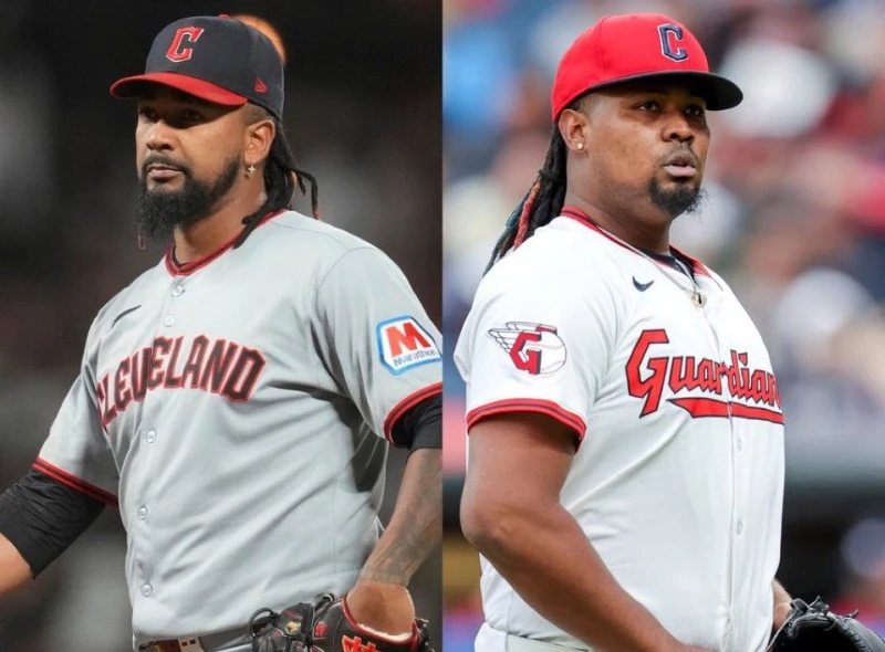 克里夫蘭守護者2名投手克拉賽(Emmanuel Clase)及歐提茲(Luis Ortiz)陷入涉賭風波遭有薪假處分。摘自推特
