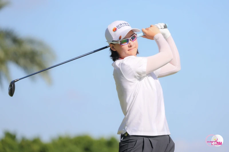 李旻以兩回合總桿135桿-9暫並列第二。Tlpga／葉勇宏攝