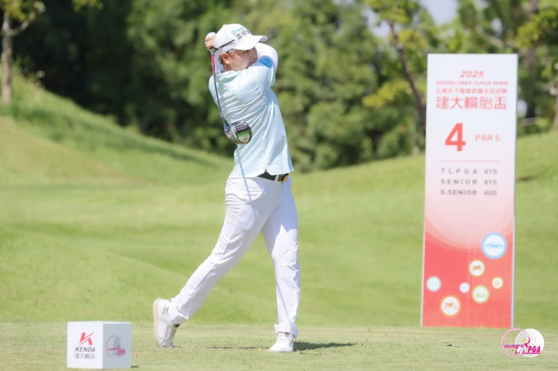 陳宇茹以兩回合總桿136桿-8暫排第四。Tlpga／葉勇宏攝