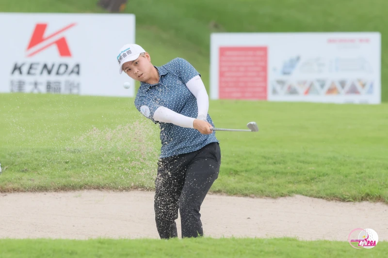陳宇茹以三回合總桿206桿-10獲得並列第二名。Tlpga／葉勇宏攝
