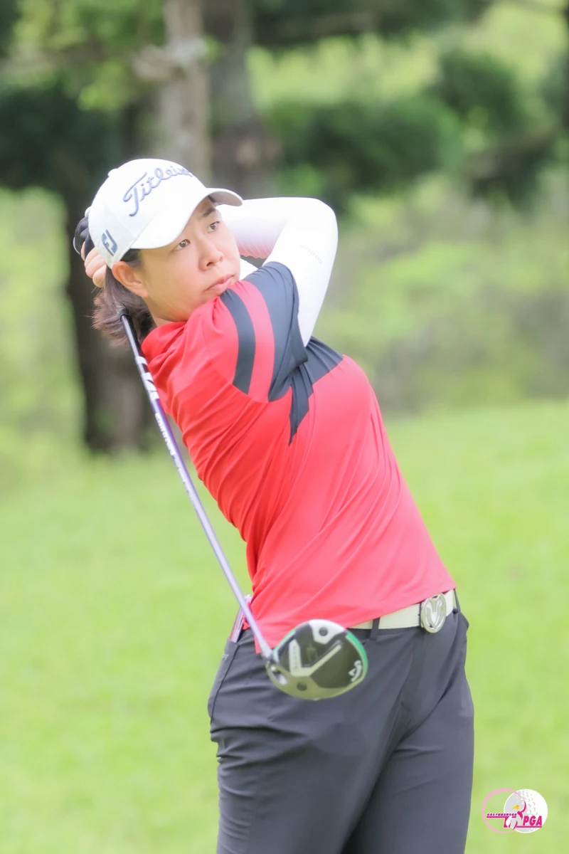 黃靖以三回合總桿206桿-10獲得並列第二名。Tlpga／葉勇宏攝