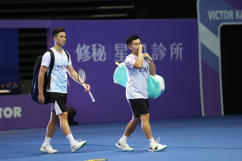 中租男雙組合蘇敬恒／吳冠勳首度站上超級賽決賽。詹健全攝