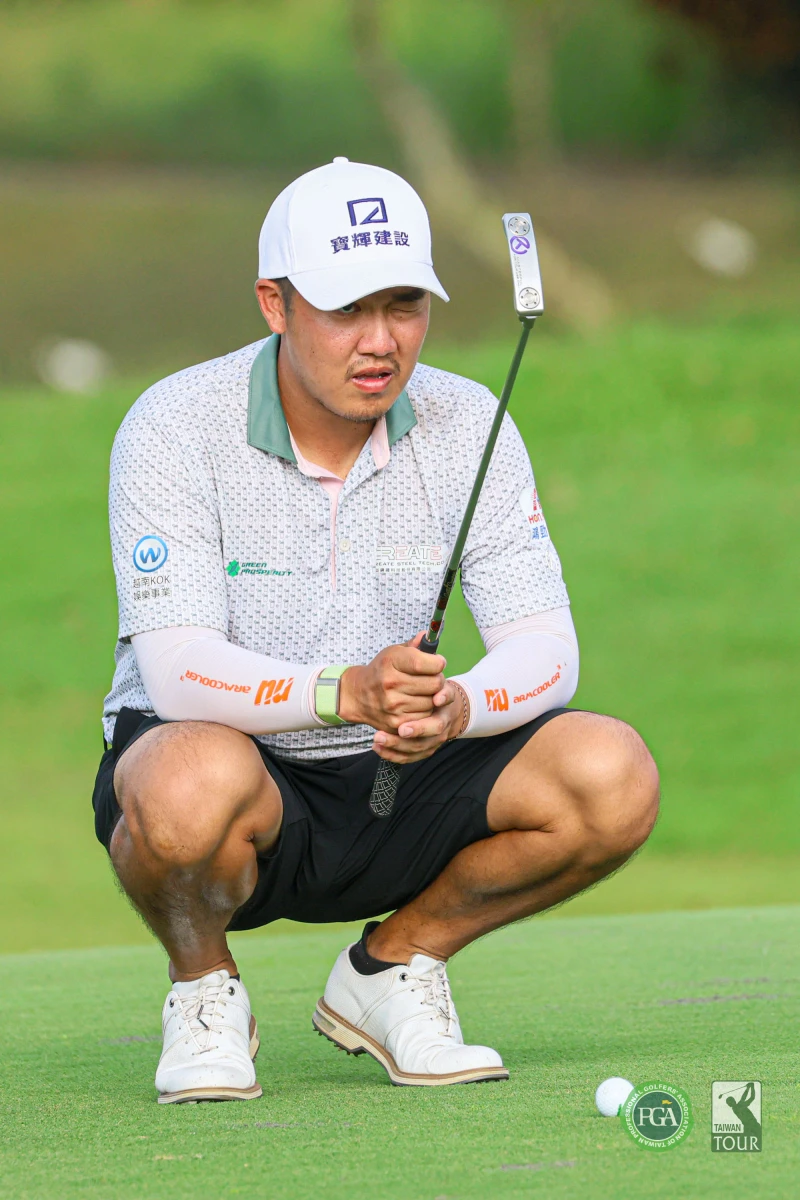 何祐誠第一回合以68桿-4暫並列第四。Tpga／林聖凱攝影