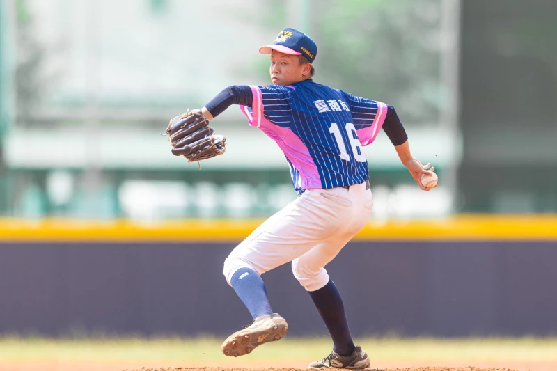 高一投手李佳叡後援勝。大會提供