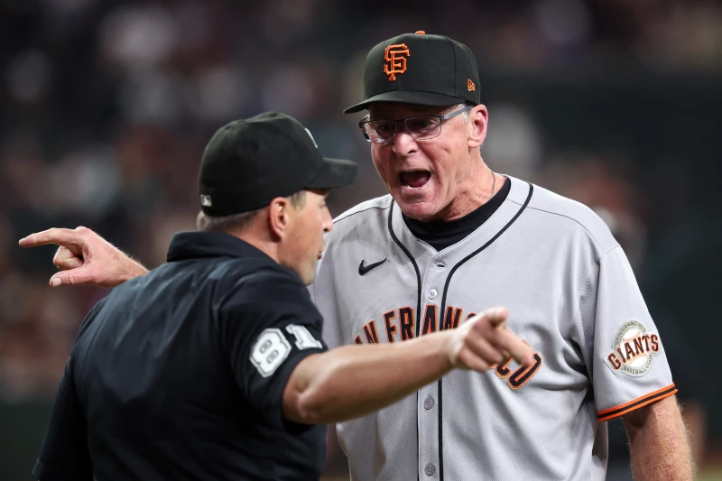 舊金山巨人主帥梅爾文（Bob Melvin）日前遭到解雇。法新社