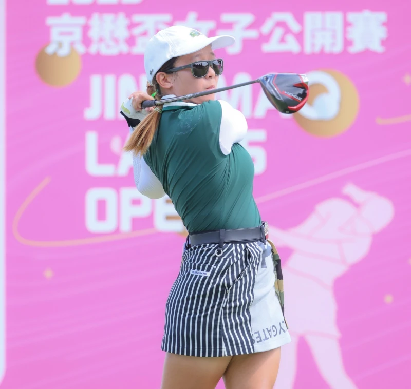 張亞琦第一回合66桿-6暫並列第三。Tlpga／葉勇宏攝