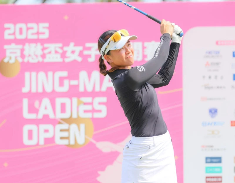 馬來西亞女將吉娜薇芙第一回合打出63桿-9的佳績領先群雌。Tlpga／葉勇宏攝