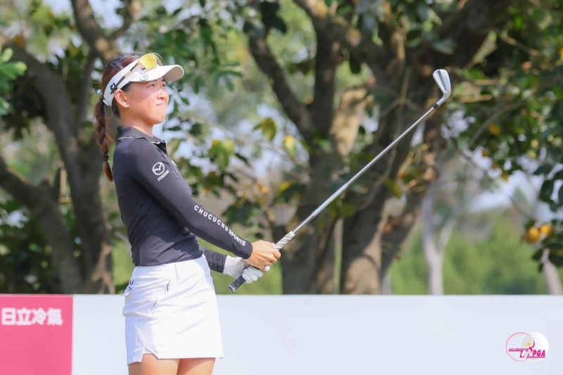 馬來西亞女將吉娜薇芙第一回合打出63桿-9的佳績領先群雌。Tlpga／葉勇宏攝