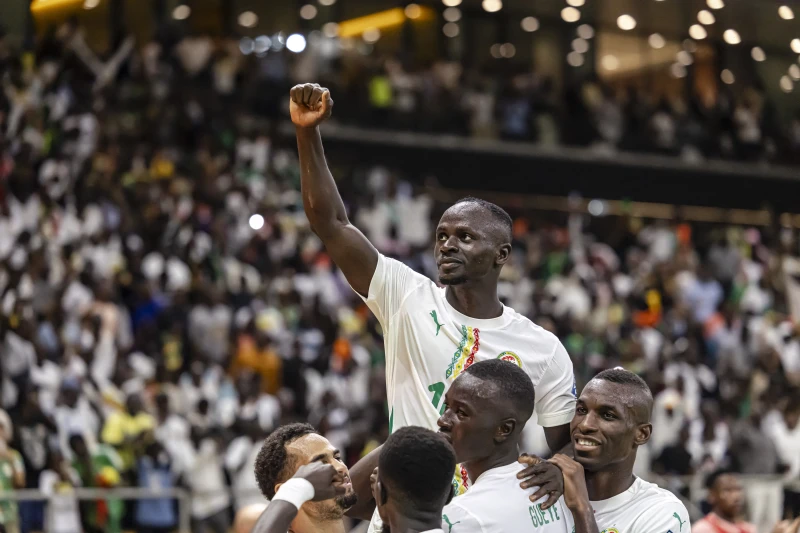 塞內加爾的前利物浦球星馬內（Sadio Mane）梅開二度。法新社
